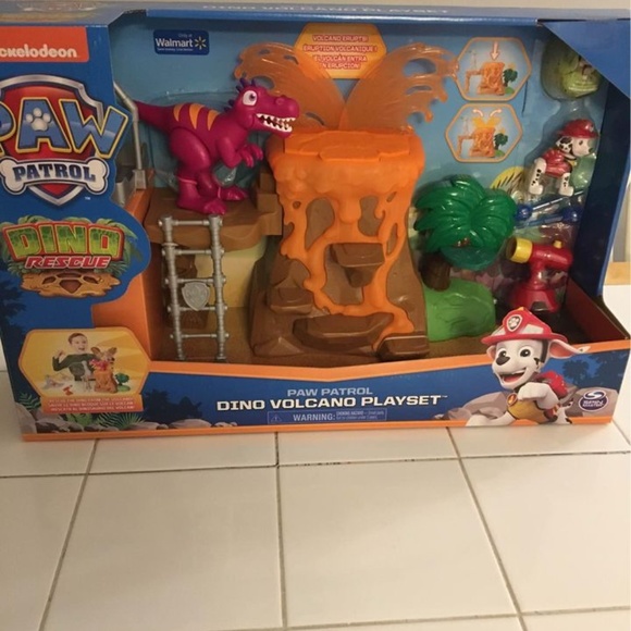 BRAND NEW paw patrol Dino rescue volcano playset with zipline - Picture 6 of 6